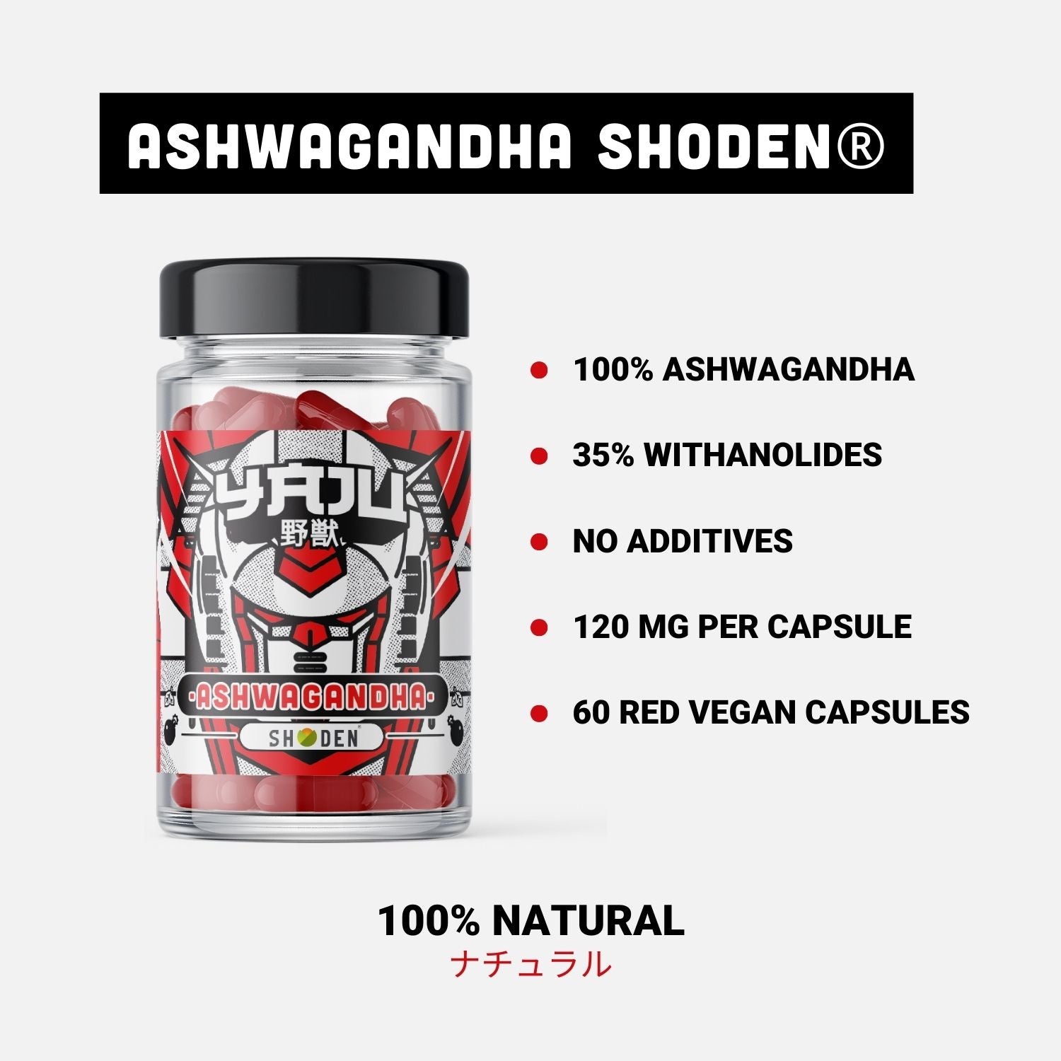 Shoden® Ashwagandha Extract | 35% Withanolides